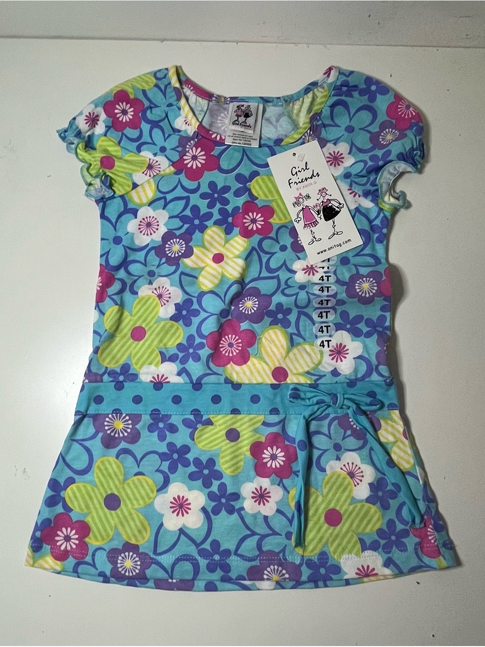Girl Friends by Anita G Floral Dress Size 4T NWT